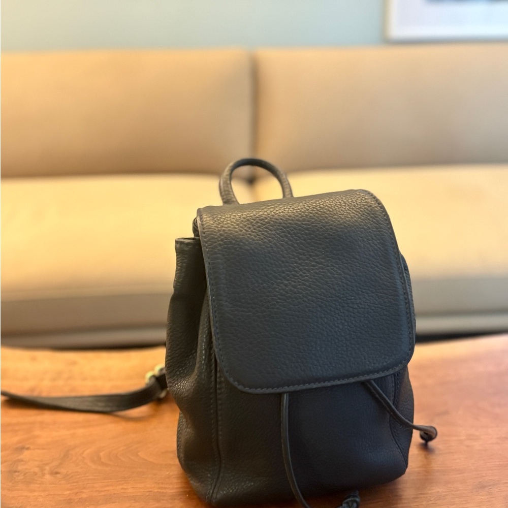 Coach Sonoma Mini Drawstring Pebbled Leather Backpack